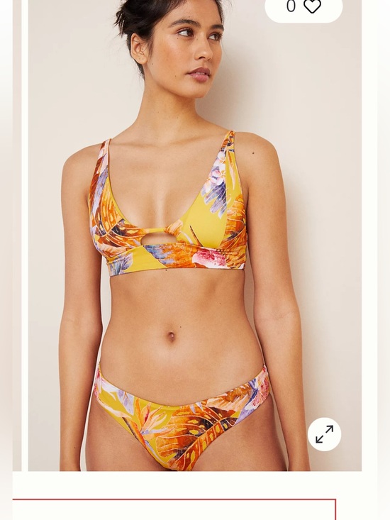 l*space Other - l*space Yellow Tropical Print Bikini Set